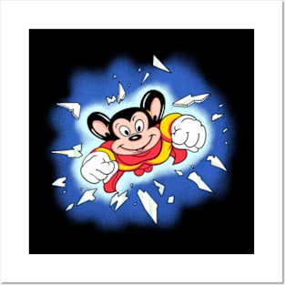 80s mighty mouse Posters and Art